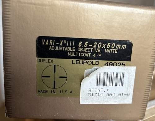 Zielfernrohr leupold 20x - zielfernrohr,